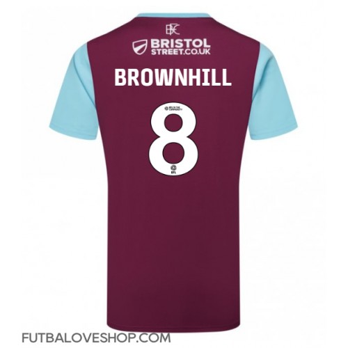 Dres Burnley Josh Brownhill #8 Domáci 2024-25 Krátky Rukáv